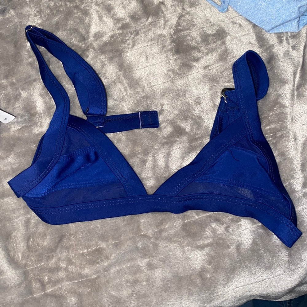 Bikini with mesh cut outs